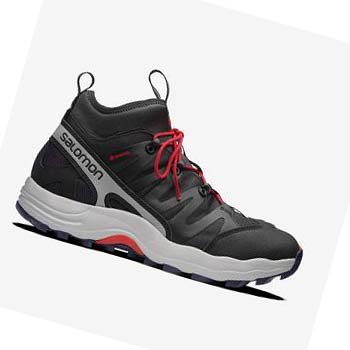 Salomon XA PRO 1 MID GORE-TEX Tornacipő Férfi Fekete | HU 2225MQZ